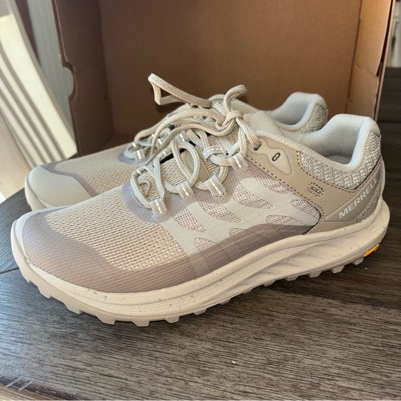 Merrell Beige Trail Running Shoes - Picture 11 of 15